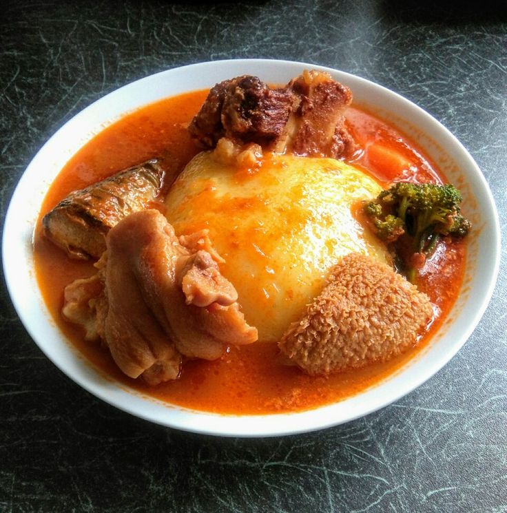 Fufu and light soup